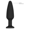 Ouch! Plug Bijou Silicone Cone Diamond 9 x 3 cm